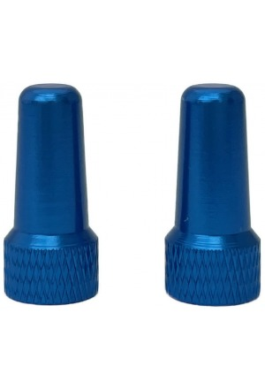 OKO   Valve Cap, blue (2 Stück) 