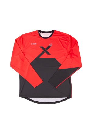 G-Form Pro-X4 LS Bike Jersey L - red
