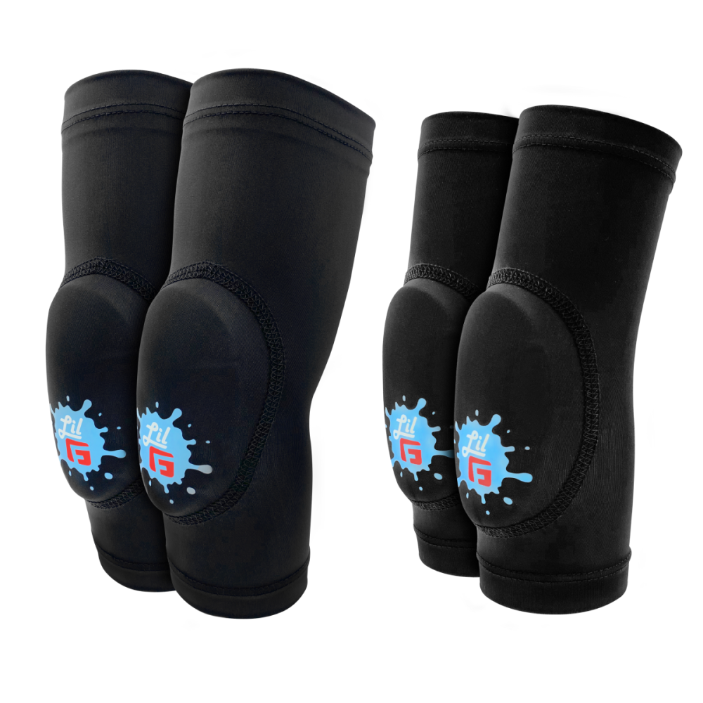 G-Form Kid's Lil'G Knee & Elbow Guards L/XL, black,  L/XL (4-5)