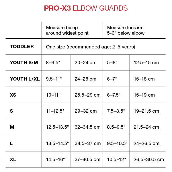 G-Form Youth Pro-X3 Elbow Guards - L/XL