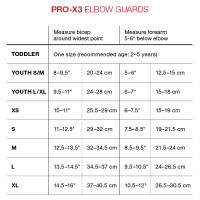 G-Form Youth Pro-X3 Elbow Guards - L/XL